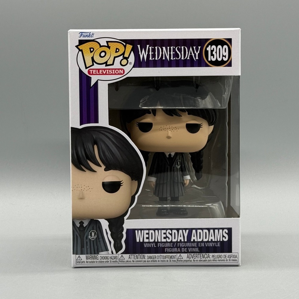 Funko Pop! Television #1309 Wednesday Addams Jenna Ortega Brand New w/ Protector